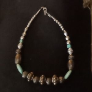 Antique turquoise necklace